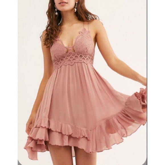 Free People Dresses & Skirts - New Free People Adelaide Slip Dress Size S